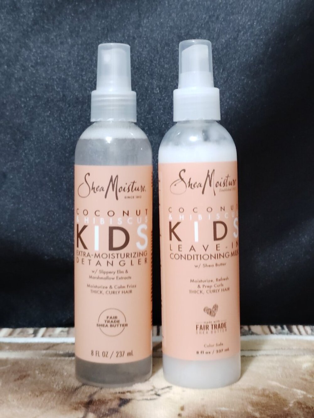 Shea Moisture Kids Coconut & Hibiscus Leave-In Conditioner Spray Set